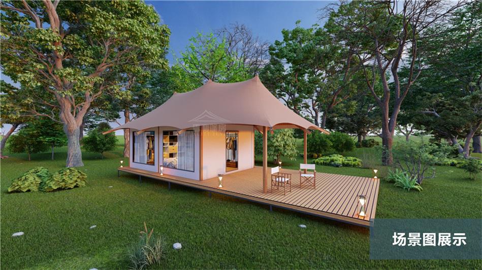 原始森林中的奢华庇护所｜金凤区野奢帐篷开启五感沉浸式露营